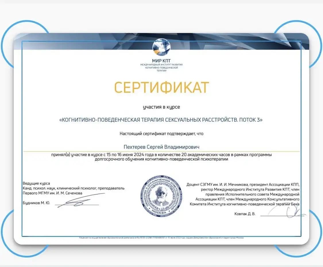 Сертификат 17